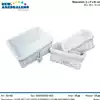 Foto articolo dell\'articolo SET 3 PZ CESTO RETTANGOLARE IN VIMINI FODERATO CST29 