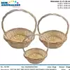 Foto articolo dell\'articolo SET 3 PZ CESTO ROTONDO CON MANICO CST130