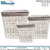 Foto articolo dell\'articolo SET 3 PZ PORTABIANCHERIA RETTANGOLARE BIANCO PRB167 