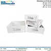 Foto articolo dell\'articolo SET 4 PZ CASSETTA BIANCA HOME VSL35 