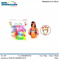 Foto articolo dell\'articolo SET 4 PZ HAWAIANO PRT26 