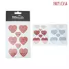 Foto articolo dell\'articolo STRASS CUORE SILVER E ROSSO CAS317 