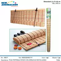 Foto articolo dell\'articolo TAPPARELLA IN BAMBU' CON CARRUCOLA 180X300 CM TPL55 