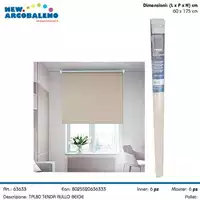 Foto articolo dell\'articolo TENDA A RULLO BEIGE 60X175 CM TPL80 