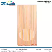 Foto articolo dell\'articolo TENDA CORDONCINO BICOLORE ARANCIO 120X230 CM TPL86 