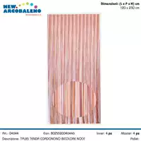 Foto articolo dell\'articolo TENDA CORDONCINO BICOLORE NOCE 120X230 CM TPL85 