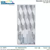 Foto articolo dell\'articolo TENDA PIASTRINA BICOLORE BIANCO-GRIGIA 100X220 CM TPL70 