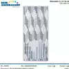 Foto articolo dell\'articolo TENDA PIASTRINA BICOLORE BIANCO-GRIGIA 140X230 CM TPL72 