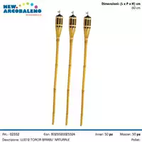 Foto articolo dell\'articolo TORCIA BAMBU' 60 CM LUX12 