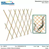Foto articolo dell\'articolo TRALICCIO IN BAMBU' 180X150 CM GRN35 