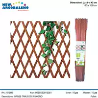 Foto articolo dell\'articolo TRALICCIO LEGNO 180X150 CM GRN52 