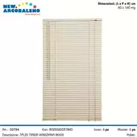 Foto articolo dell\'articolo VENEZIANA BEIGE IN PVC 60X160 CM TPL35 