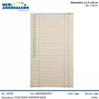 Foto articolo dell\'articolo VENEZIANA BEIGE IN PVC 80X160 CM TPL38 