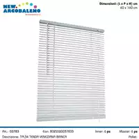 Foto articolo dell\'articolo VENEZIANA BIANCA IN PVC 60X160 CM TPL34 