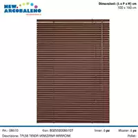 Foto articolo dell\'articolo VENEZIANA MARRONE IN PVC 100X160 CM TPL58 