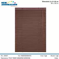 Foto articolo dell\'articolo VENEZIANA MARRONE IN PVC 80X160 CM TPL57 
